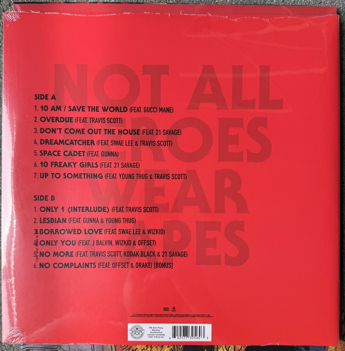Metro Boomin - Not All Heroes Wear Capes Vinyl LP Record 1LP NEW SEALED