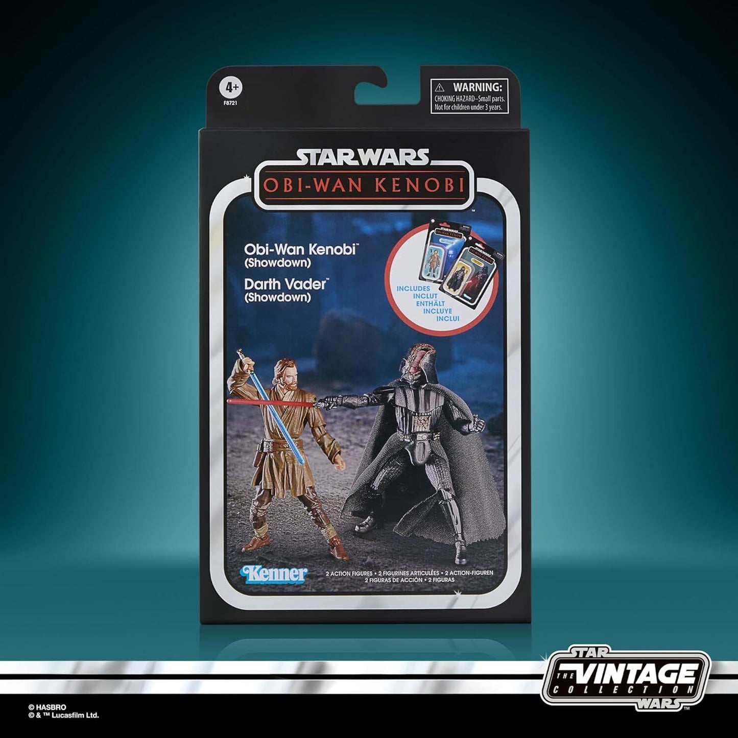 Star Wars Showdown Obi-Wan Kenobi + Darth Vader Kenner Action Figure 2-PACK NEW