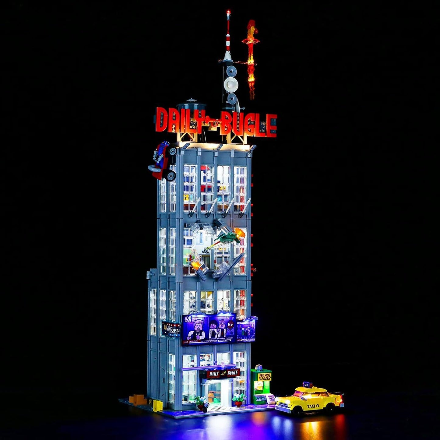 76178 Spider-Man Daily Bugle - Lego LED Lighting Kit - (SET NOT INCLUDED)