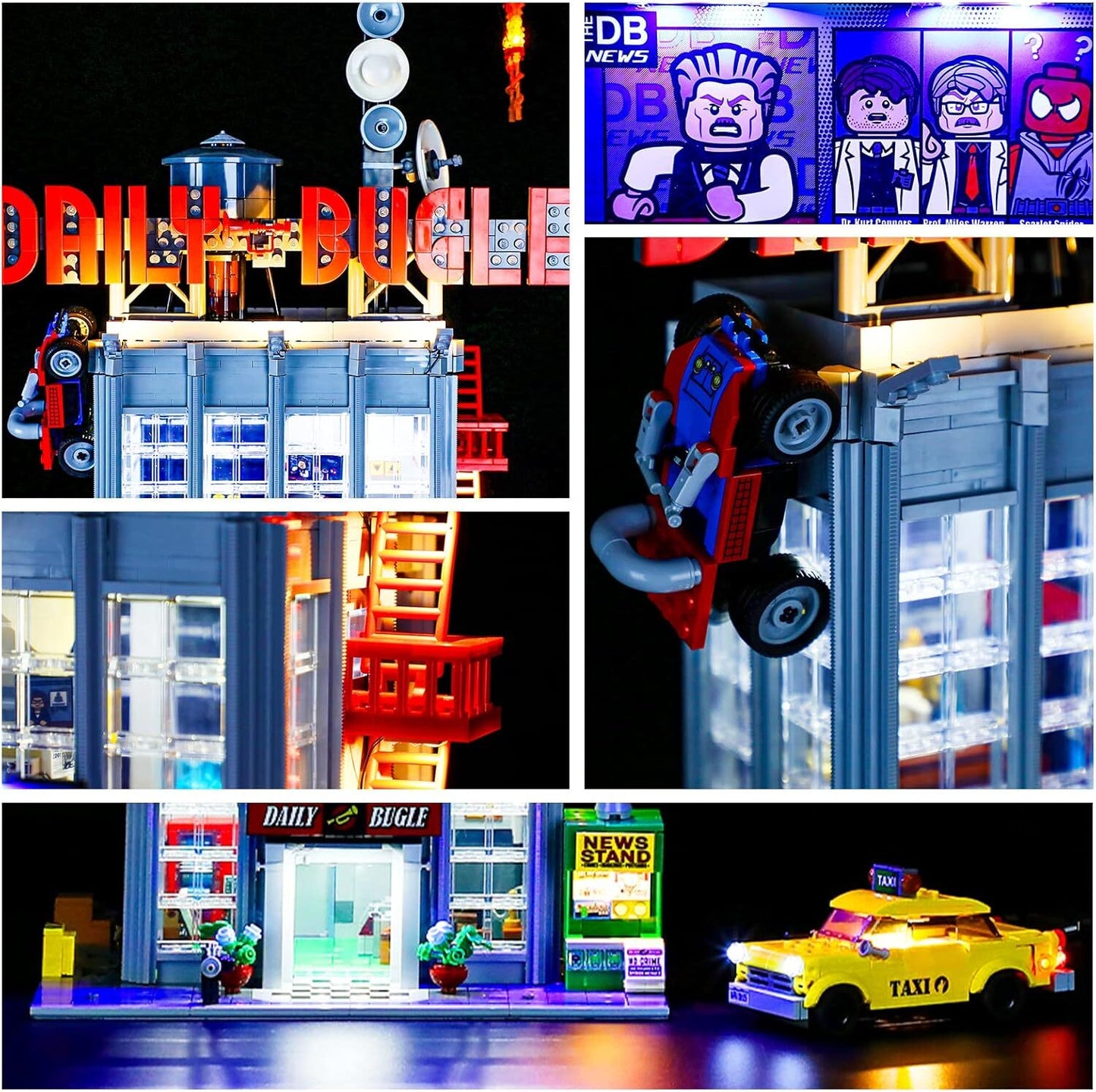 76178 Spider-Man Daily Bugle - Lego LED Lighting Kit - (SET NOT INCLUDED)