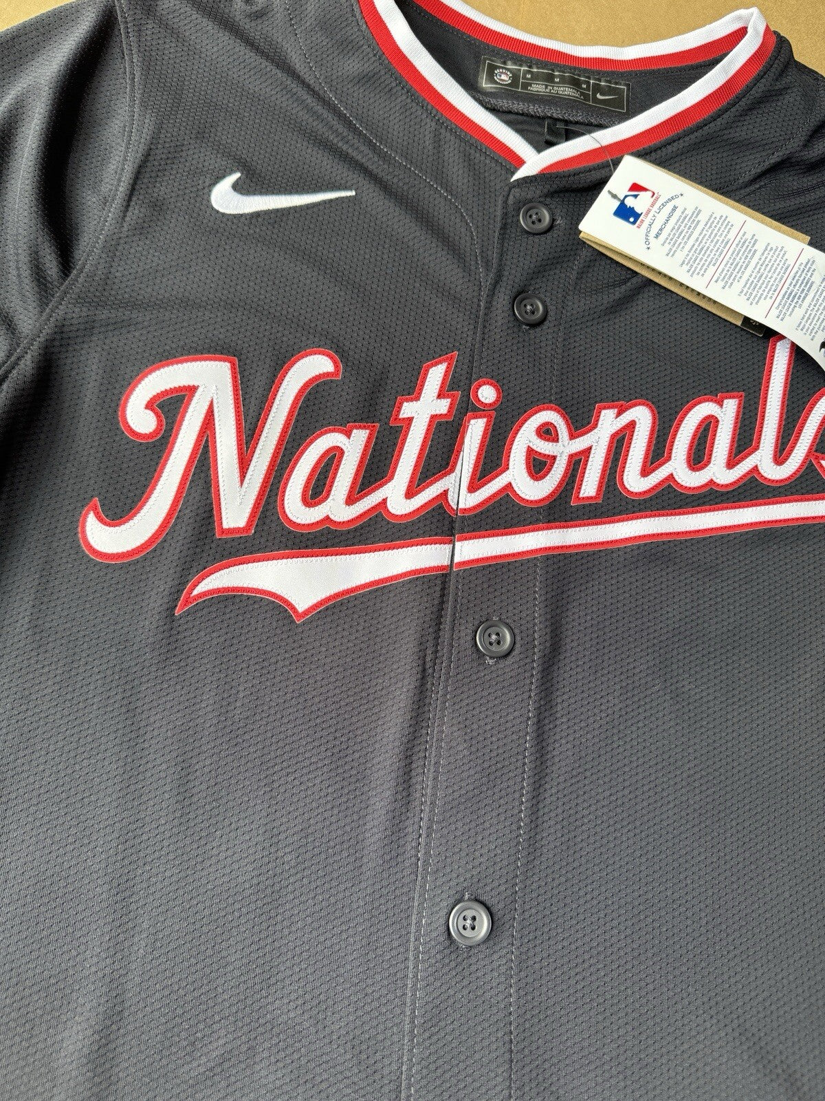 Washington Nationals - MLB Alternate Navy Limited Nike Jersey M NEW