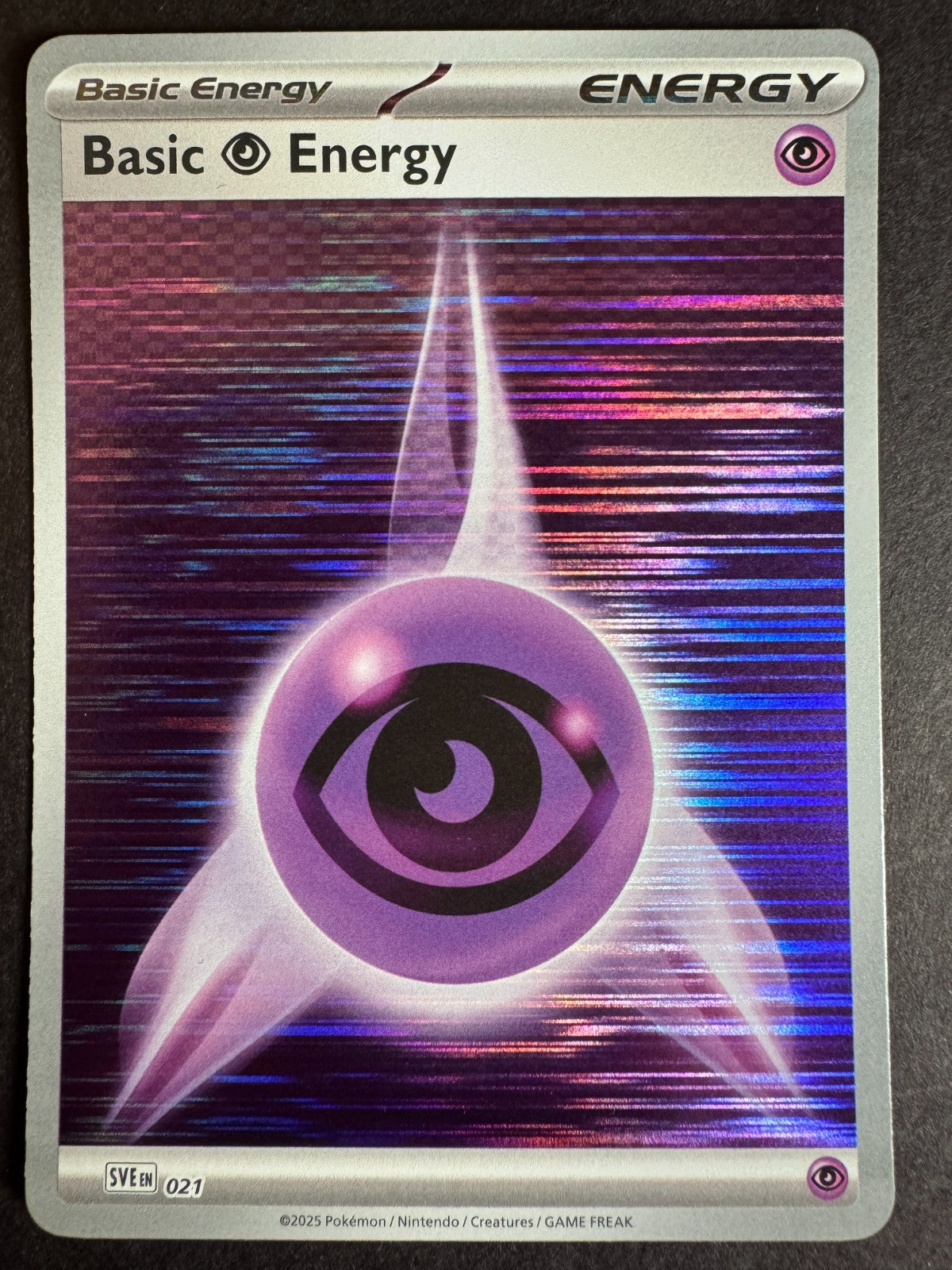 Pokemon Scarlet & Violet Holo Basic Energy All Types - Pokemon Choose Your Card