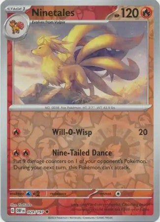 Pokemon Obsidian Flames Reverse Holos Rares Choose Your Card! Near Mint