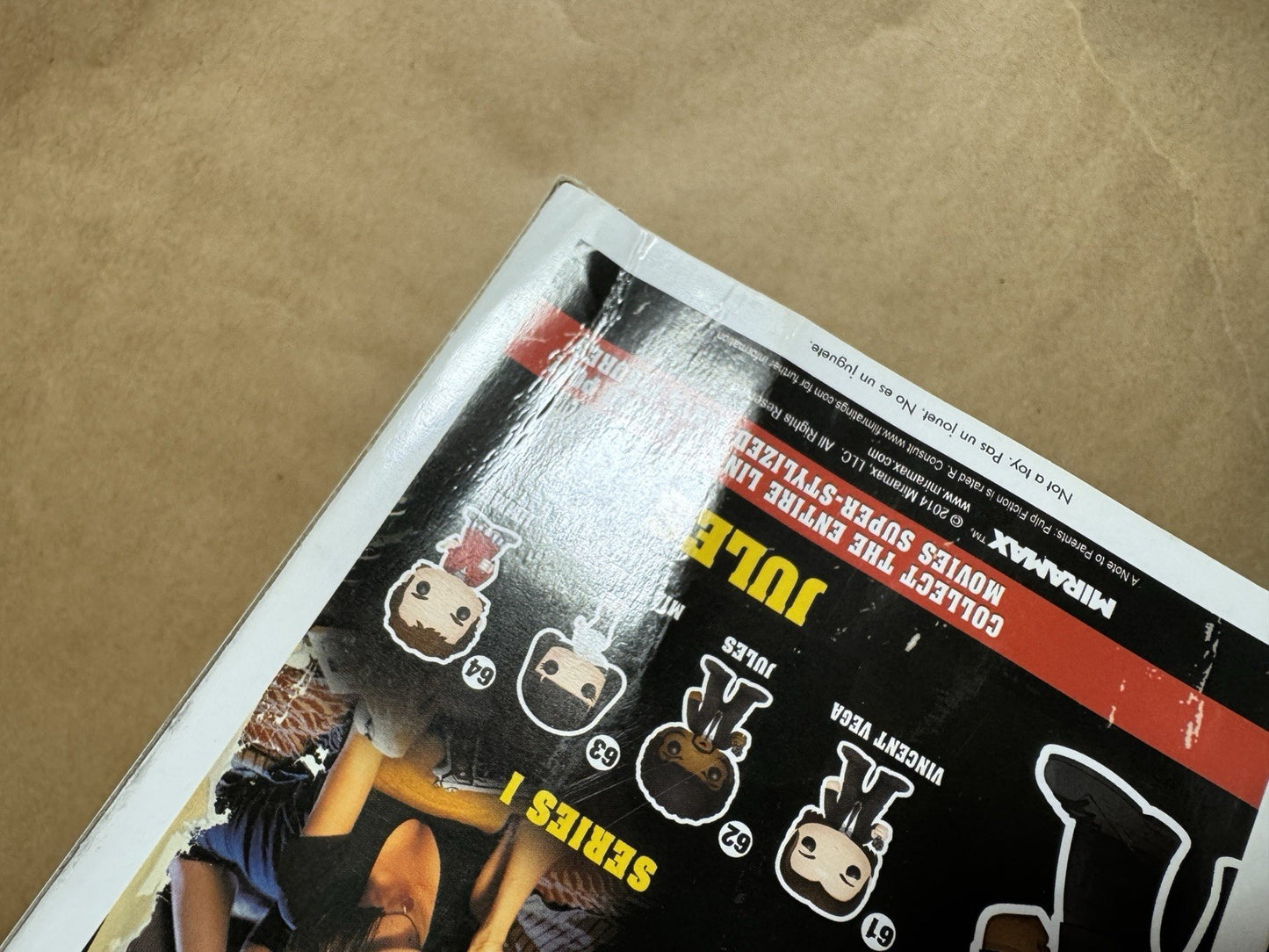 Bloody Jules SDCC 2014 #697 - Pulp Fiction - Funko Pop Vinyl NEW