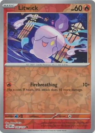 Pokemon Obsidian Flames Reverse Holos Rares Choose Your Card! Near Mint