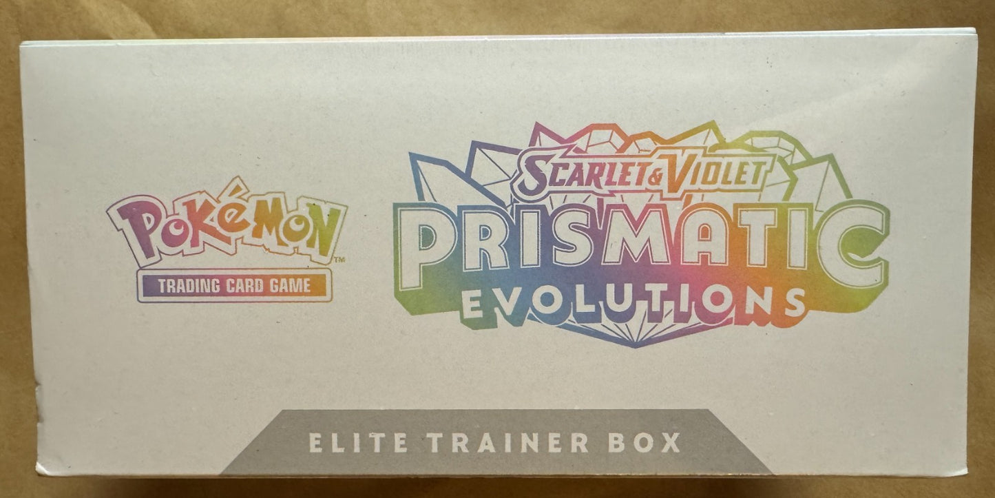Prismatic Evolutions Elite Trainer Box ETB Pokemon TCG Brand New