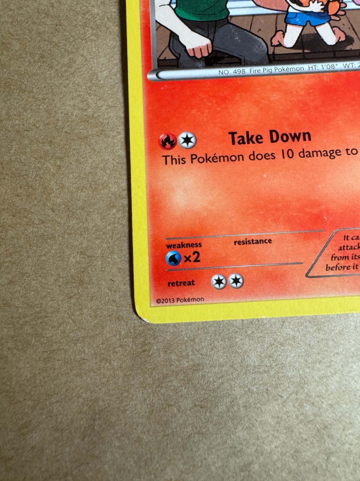 Tepig 25/113 Black & White Dark Explorers Legendary Treasures Pokemon Card