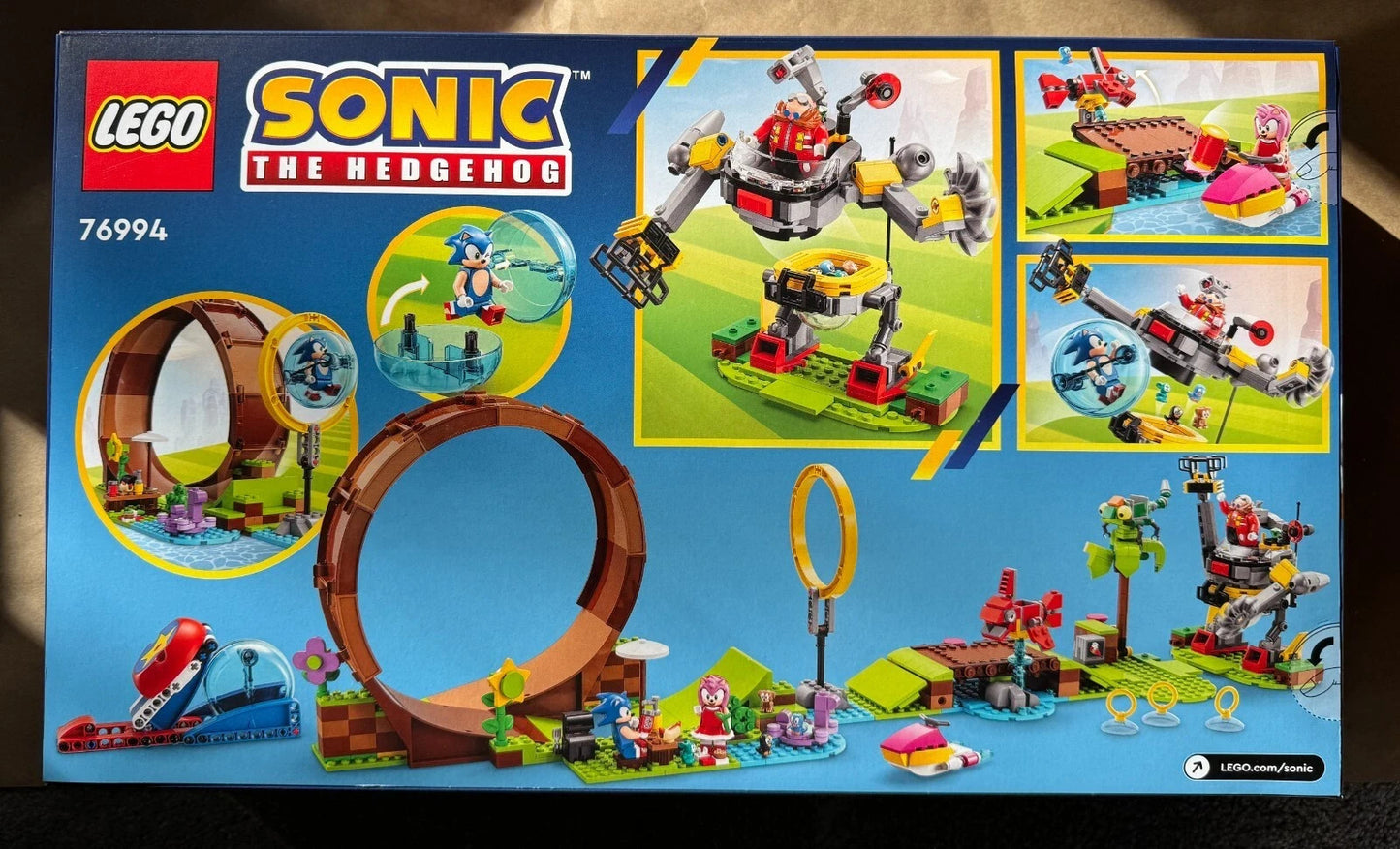76994 Sonic's Green Hill Zone Loop Challenge - LEGO Sonic the Hedgehog - NEW