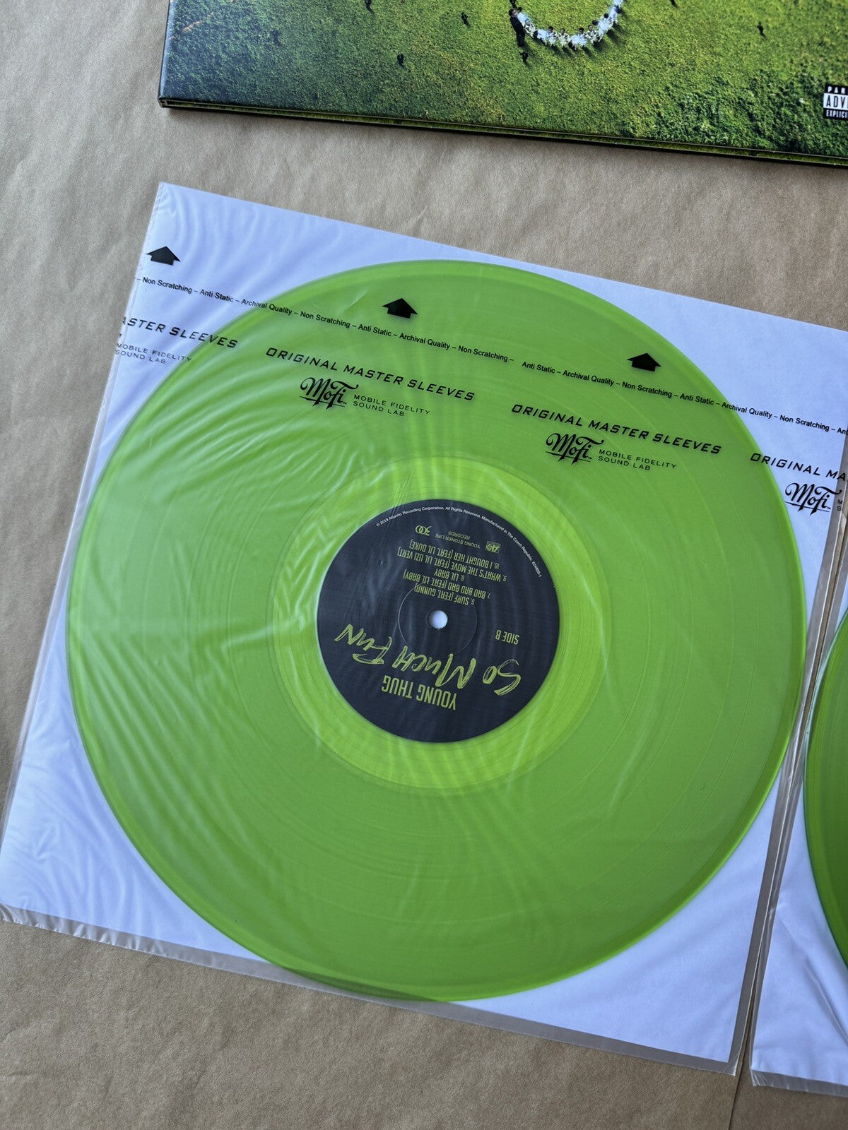 Young Thug So Much Fun Vinyl Record 2 x LP Translucent Slime Green VMP EXCLUSIVE