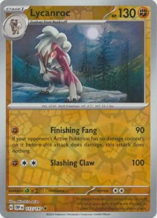 Pokemon Obsidian Flames Reverse Holos Rares Choose Your Card! Near Mint