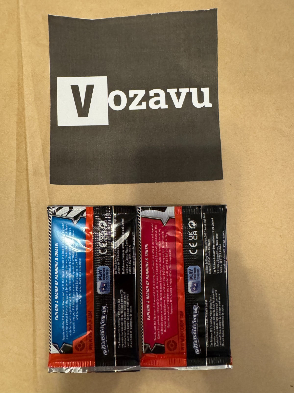 Black Bolt & White Flair 74 Sealed Booster Packs Pokemon - CODE PWE100 $100 OFF