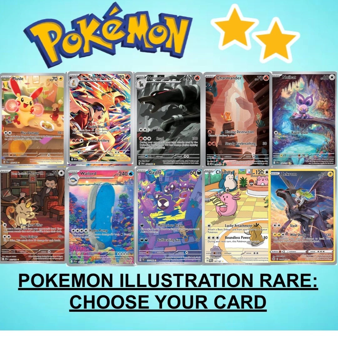 Pokemon Special Illustration Rare Choose Your Card Full Art Ultra Rare Near Mint
