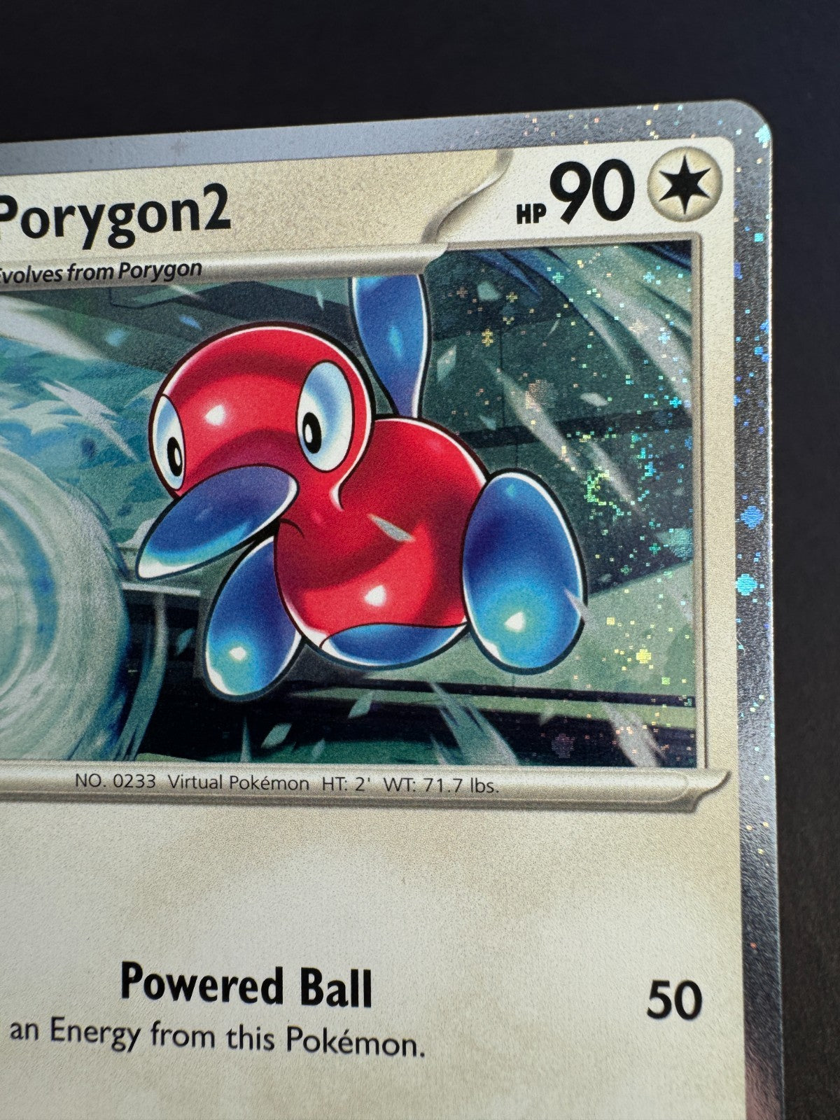 Porygon 2 SWIRL Cosmos Holo SVP 138 Pokemon Scarlet & Violet Promo Near Mint