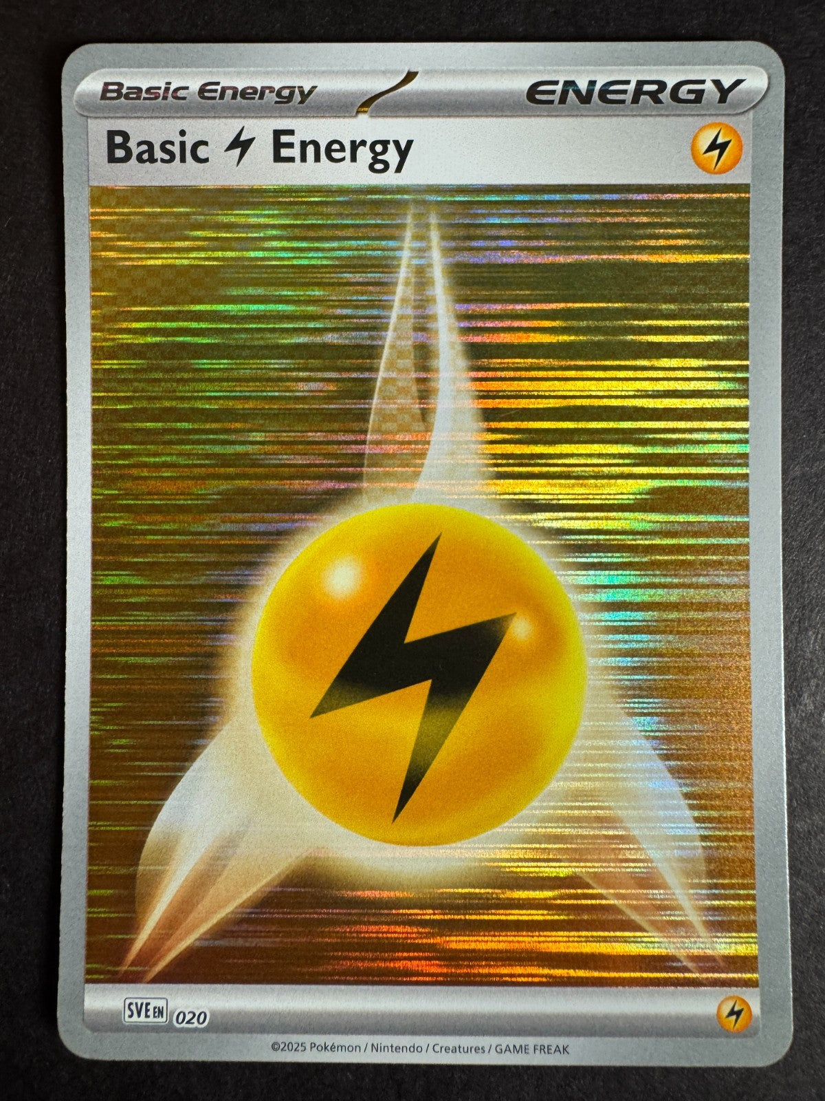 Pokemon Scarlet & Violet Holo Basic Energy All Types - Pokemon Choose Your Card