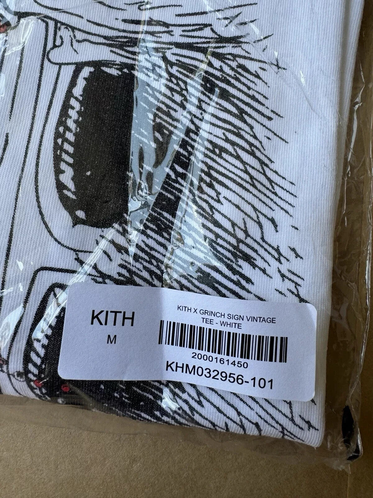 The Grinch Christmas - KITH x Dr. Seuss - White T-Shirt - Size M - NEW