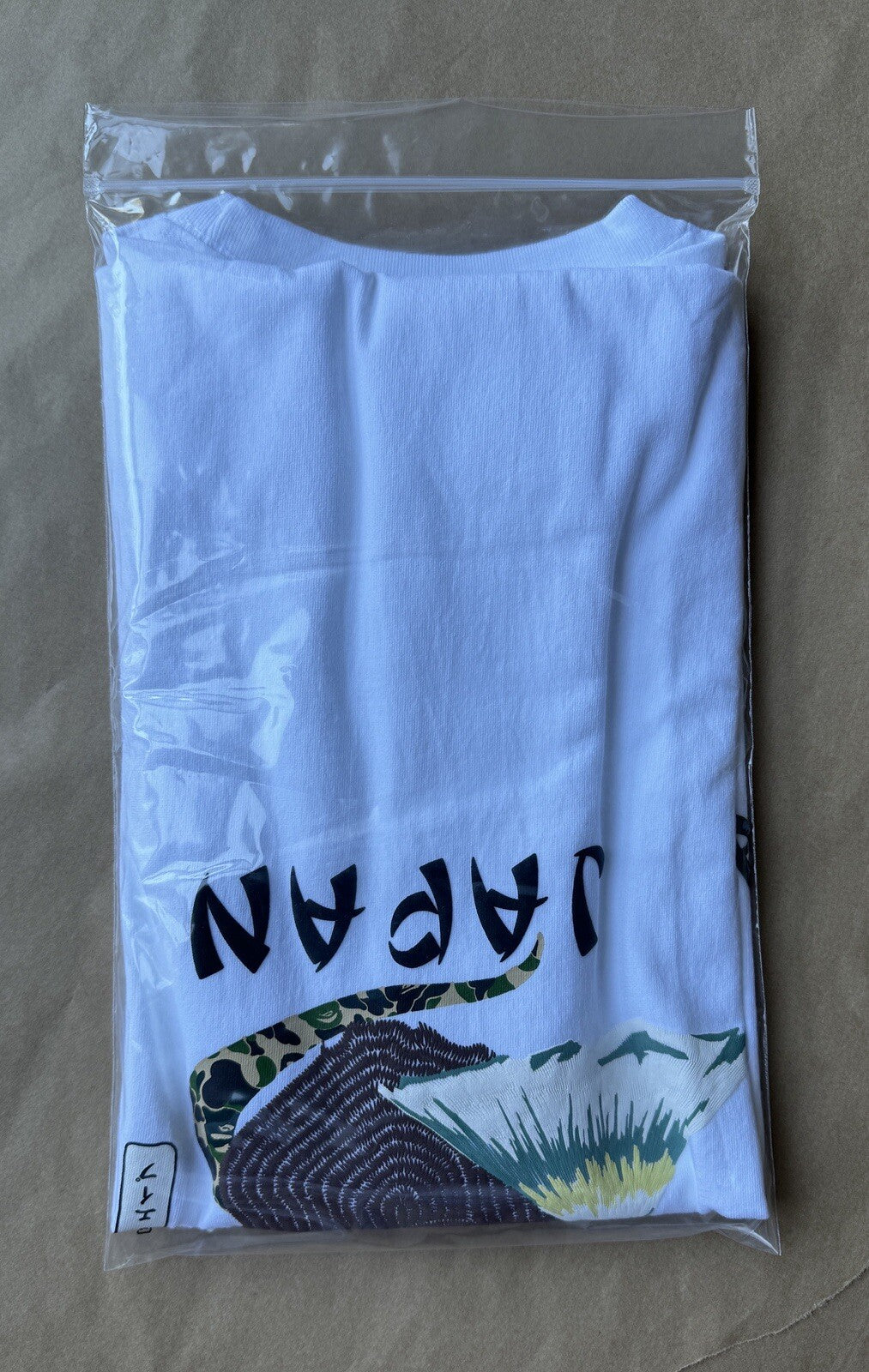 BAPE A BATHING APE - 'JAPANESE CULTURE' White T-Shirt - SIZE L - BRAND NEW