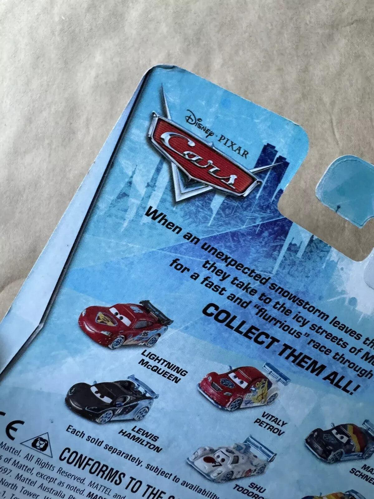 Raoul Caroule Ice Racers - Disney Pixar Cars - Mattel Diecast New