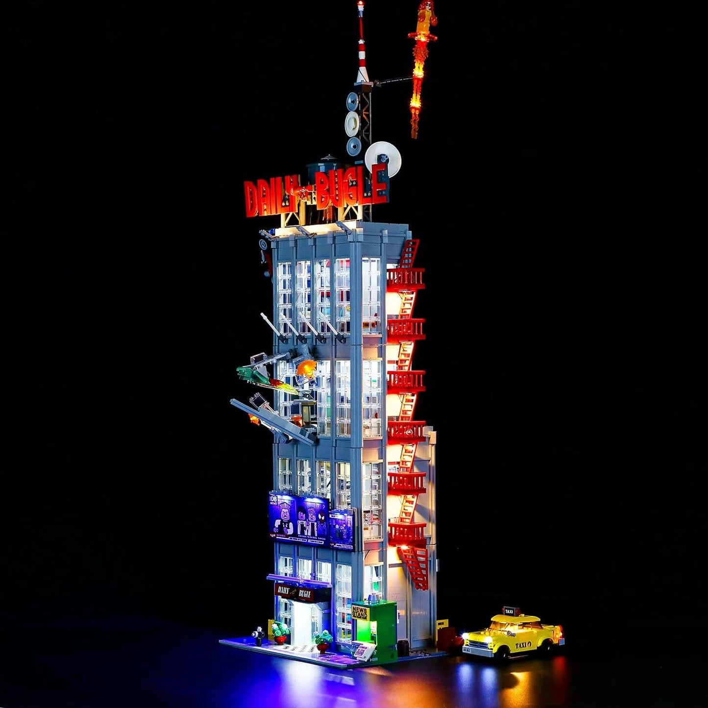 76178 Spider-Man Daily Bugle - Lego LED Lighting Kit - (SET NOT INCLUDED)