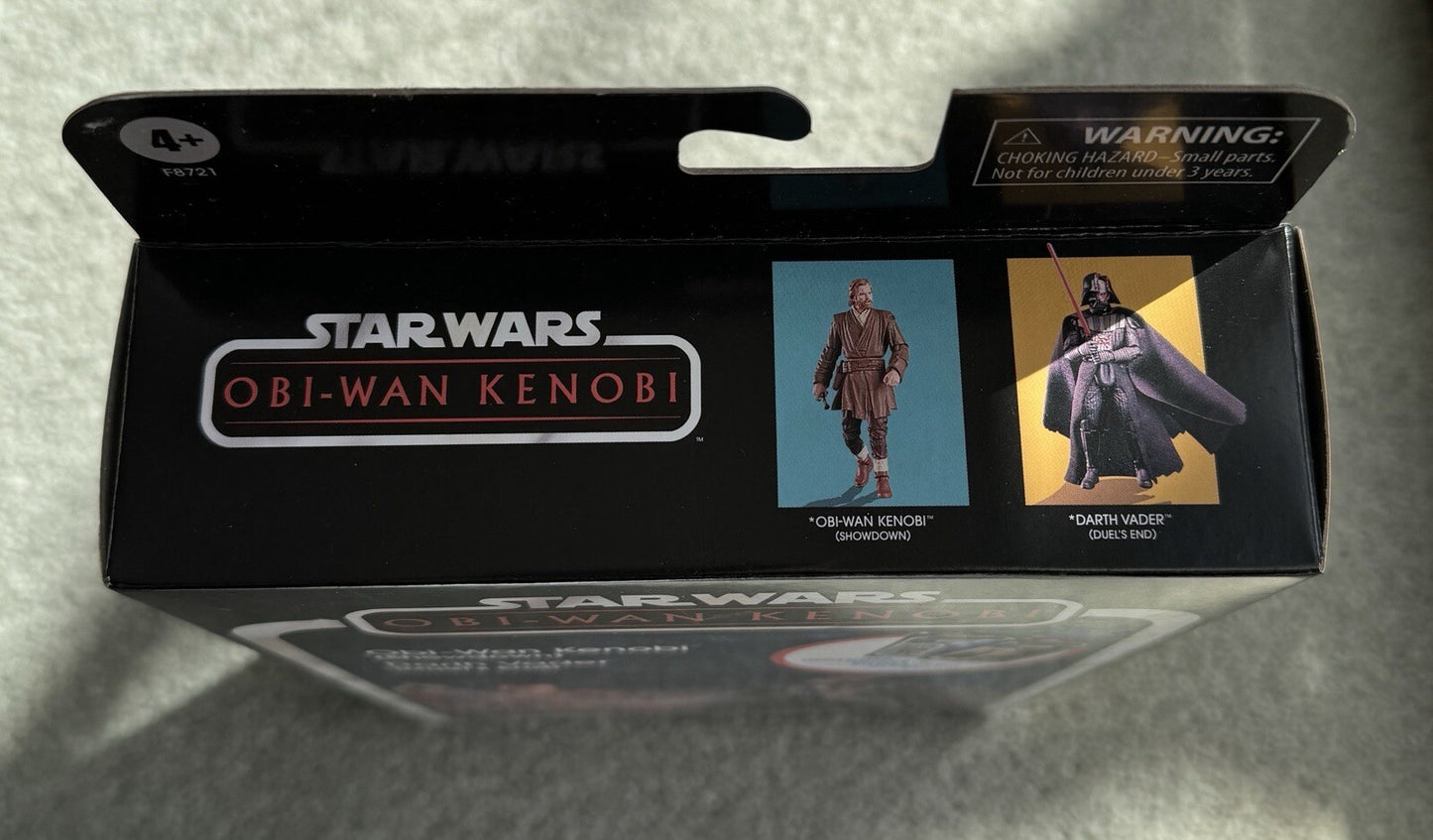 Star Wars Showdown Obi-Wan Kenobi + Darth Vader Kenner Action Figure 2-PACK NEW