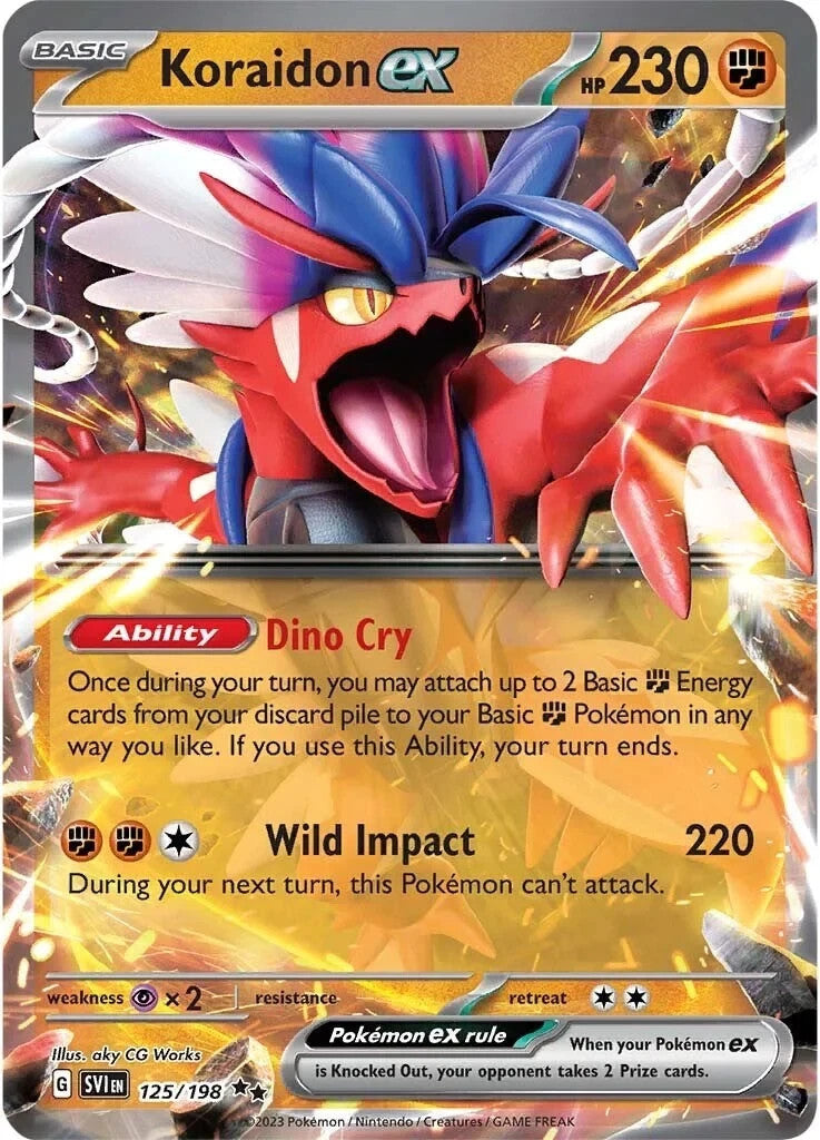 Scarlet & Violet Era Double Rare EX Near Mint Pokemon TCG Choose Your Card!