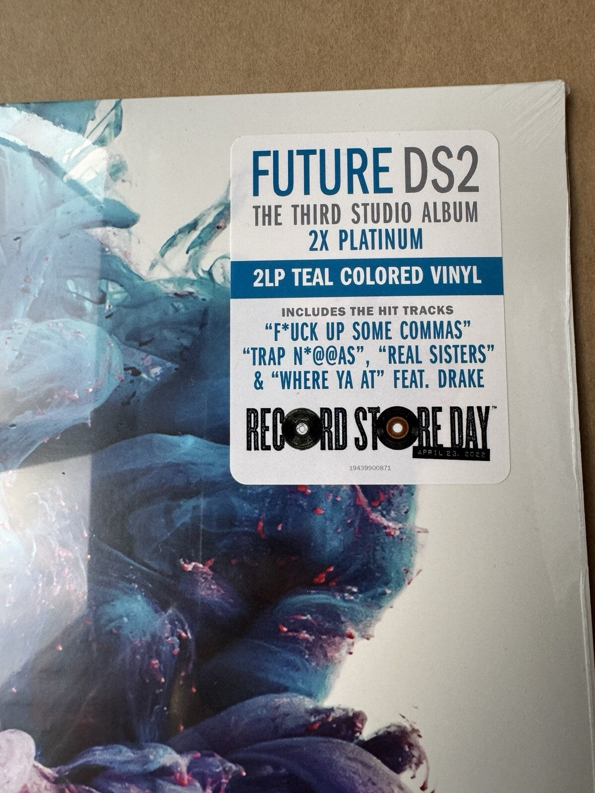 Future DS2 (Dirty Sprite 2) Record Store Day 2022 Vinyl LP Record 1LP Teal NEW