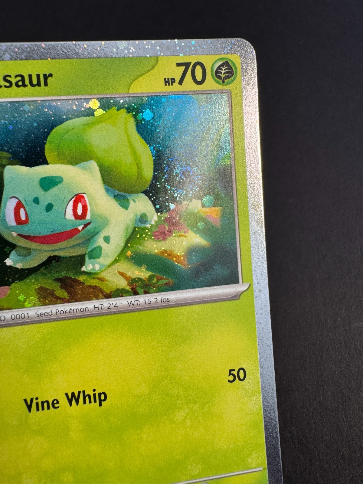Bulbasaur SWIRL Cosmos Holo SVP 046 Pokemon Scarlet & Violet Promo Near Mint 3