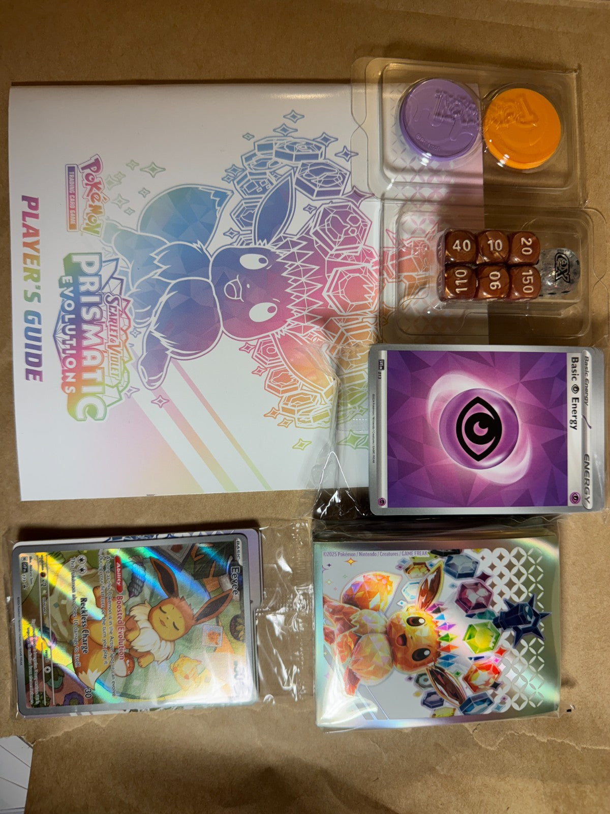 Pokemon TCG Prismatic Evolutions Elite Trainer Box WITH PROMO *no Booster packs*