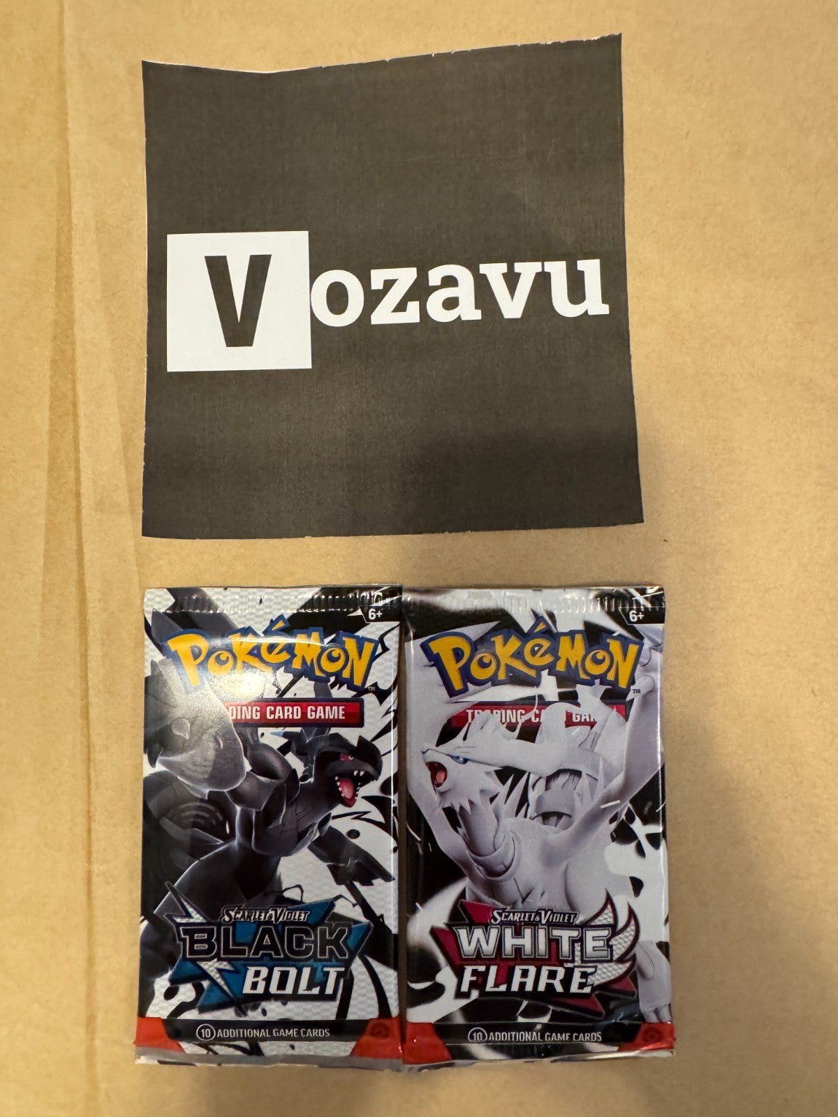 Black Bolt & White Flair 74 Sealed Booster Packs Pokemon - CODE PWE100 $100 OFF