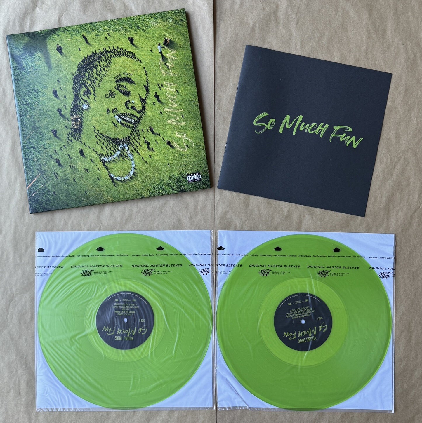 Young Thug So Much Fun Vinyl Record 2 x LP Translucent Slime Green VMP EXCLUSIVE