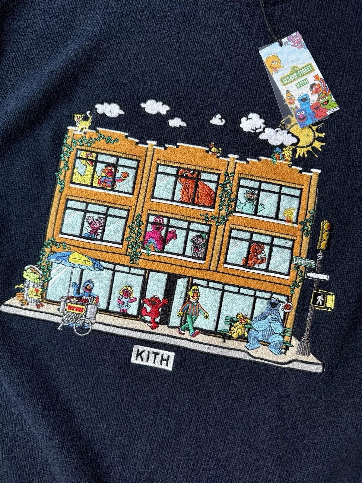 123 Sesame Street - Nocturnal - KITH - Lafayette Crewneck Sweater - Size M - NEW