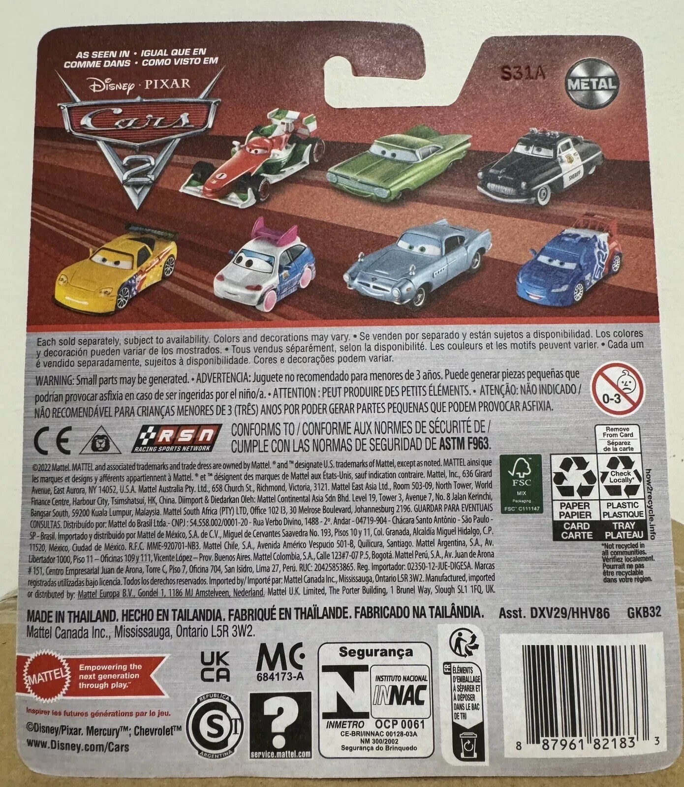 Holley Shiftwell - Disney Pixar Cars - Mattel Diecast New