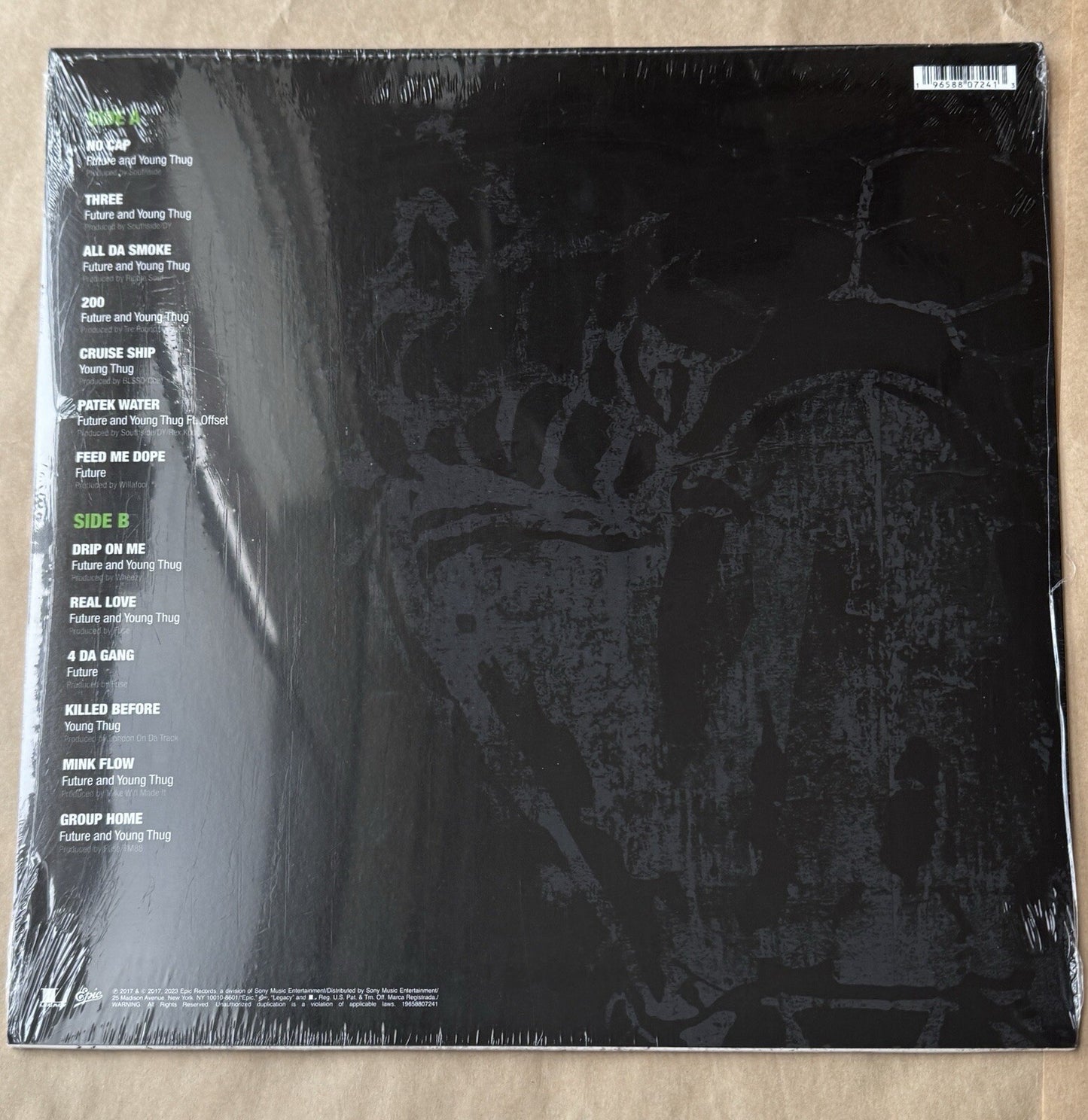 Future & Young Thug - Super Slimey Vinyl LP Record 1LP Black NEW - 50 Years