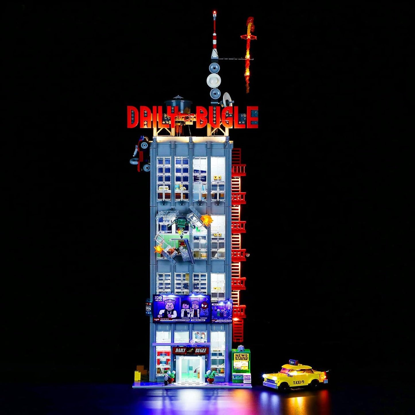 76178 Spider-Man Daily Bugle - Lego LED Lighting Kit - (SET NOT INCLUDED)