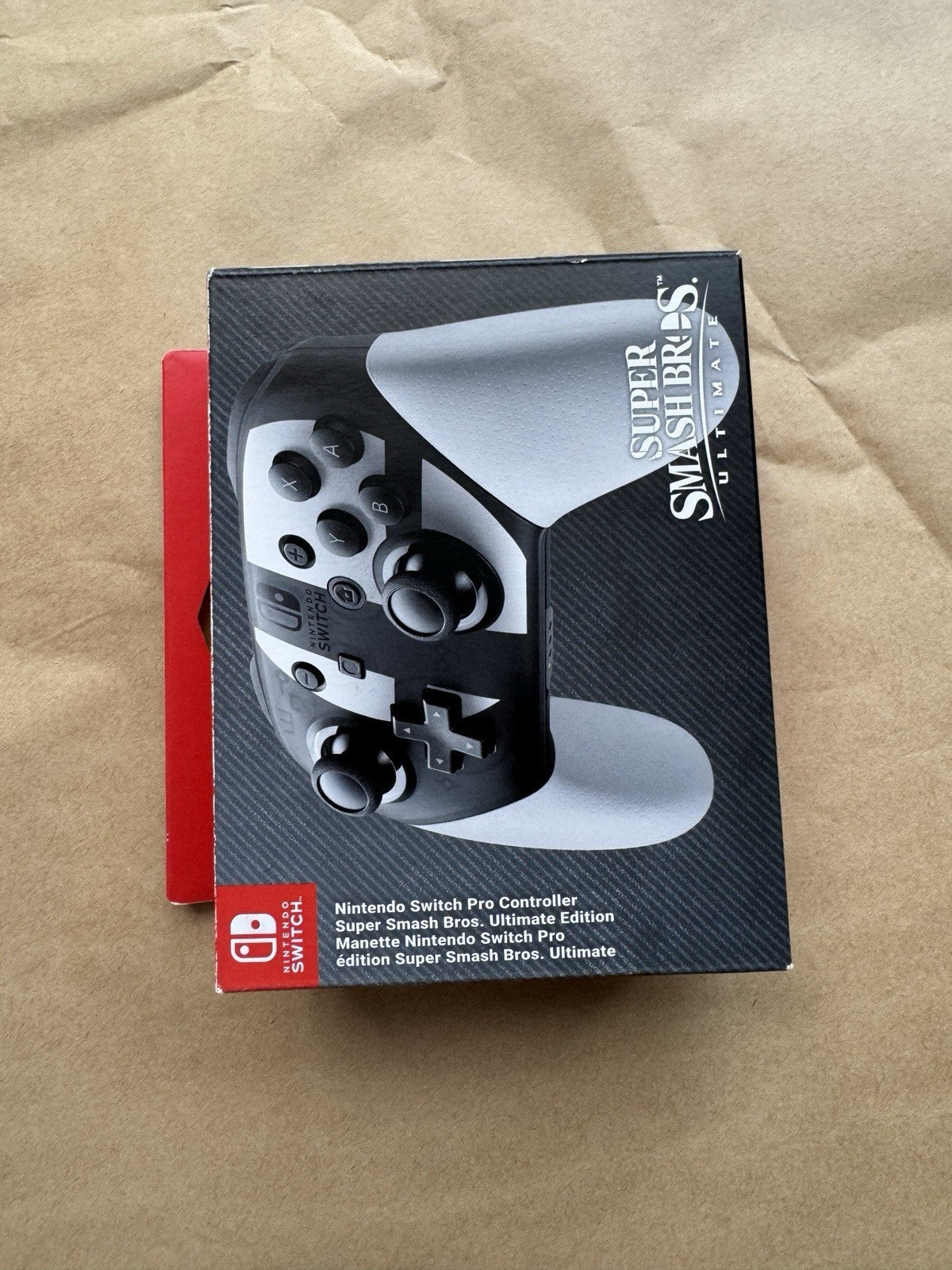 Nintendo Switch GENUINE Pro Controller Working Super Smash Bros Ultimate Edition