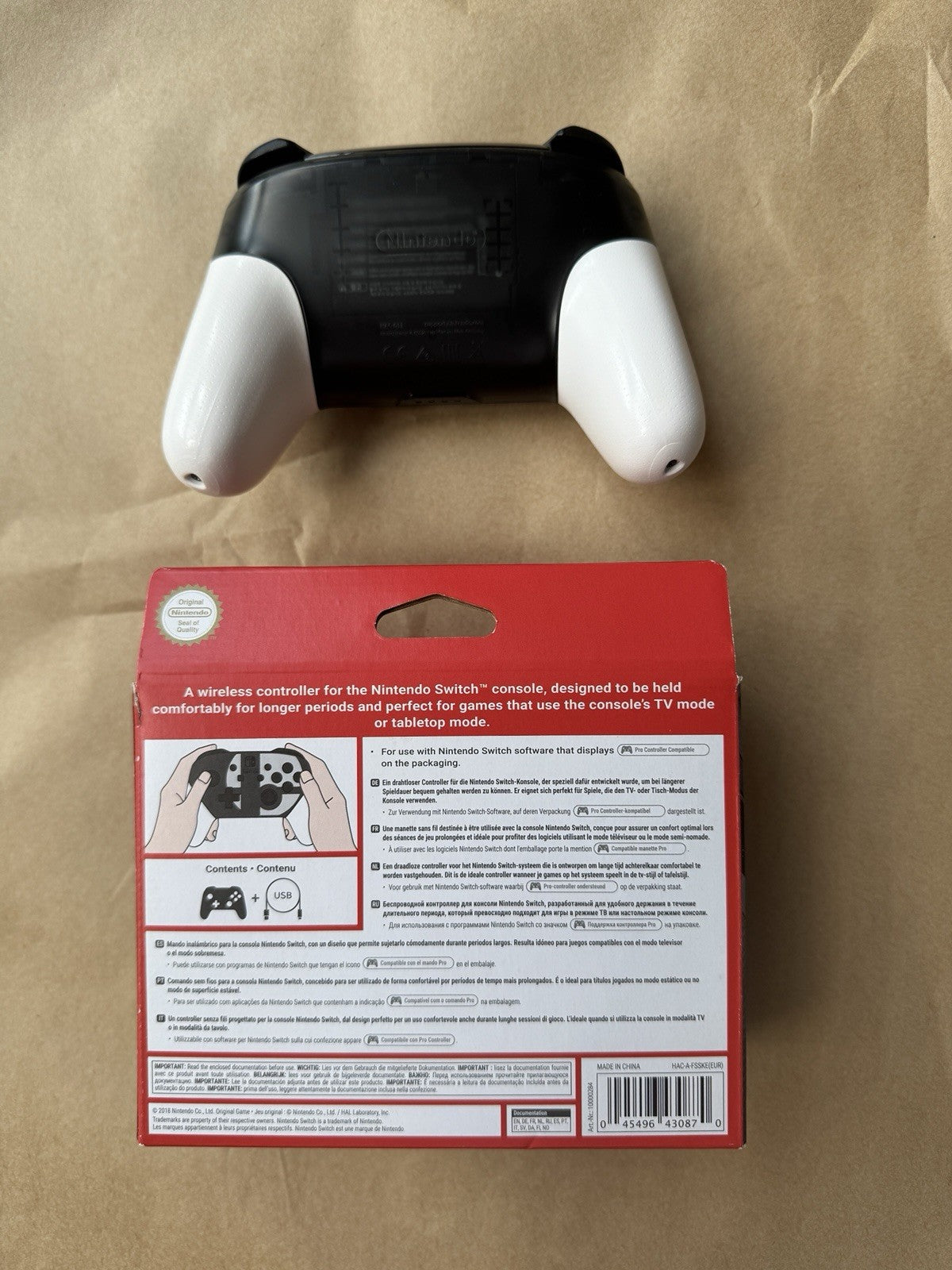 Nintendo Switch GENUINE Pro Controller Working Super Smash Bros Ultimate Edition