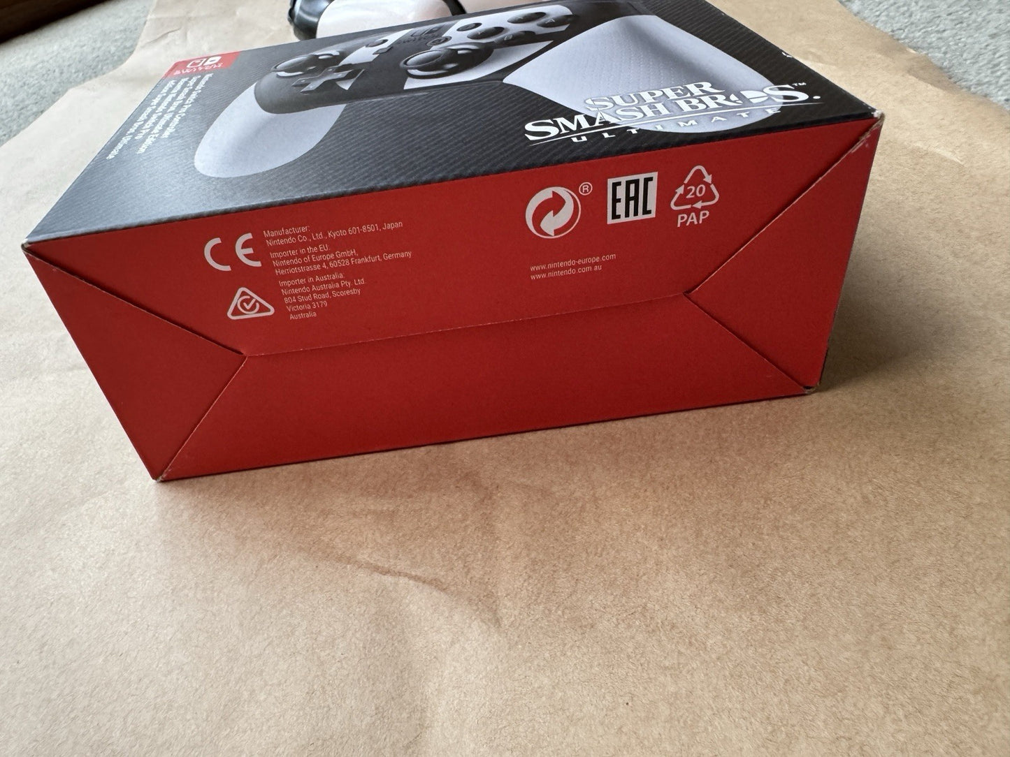 Nintendo Switch GENUINE Pro Controller Working Super Smash Bros Ultimate Edition