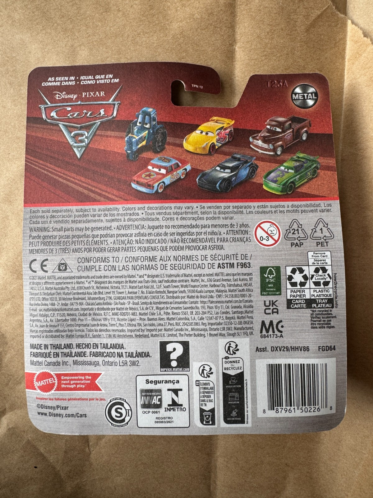 Rusteze Lightning Mcqueen - Disney Pixar Cars - Mattel Diecast New