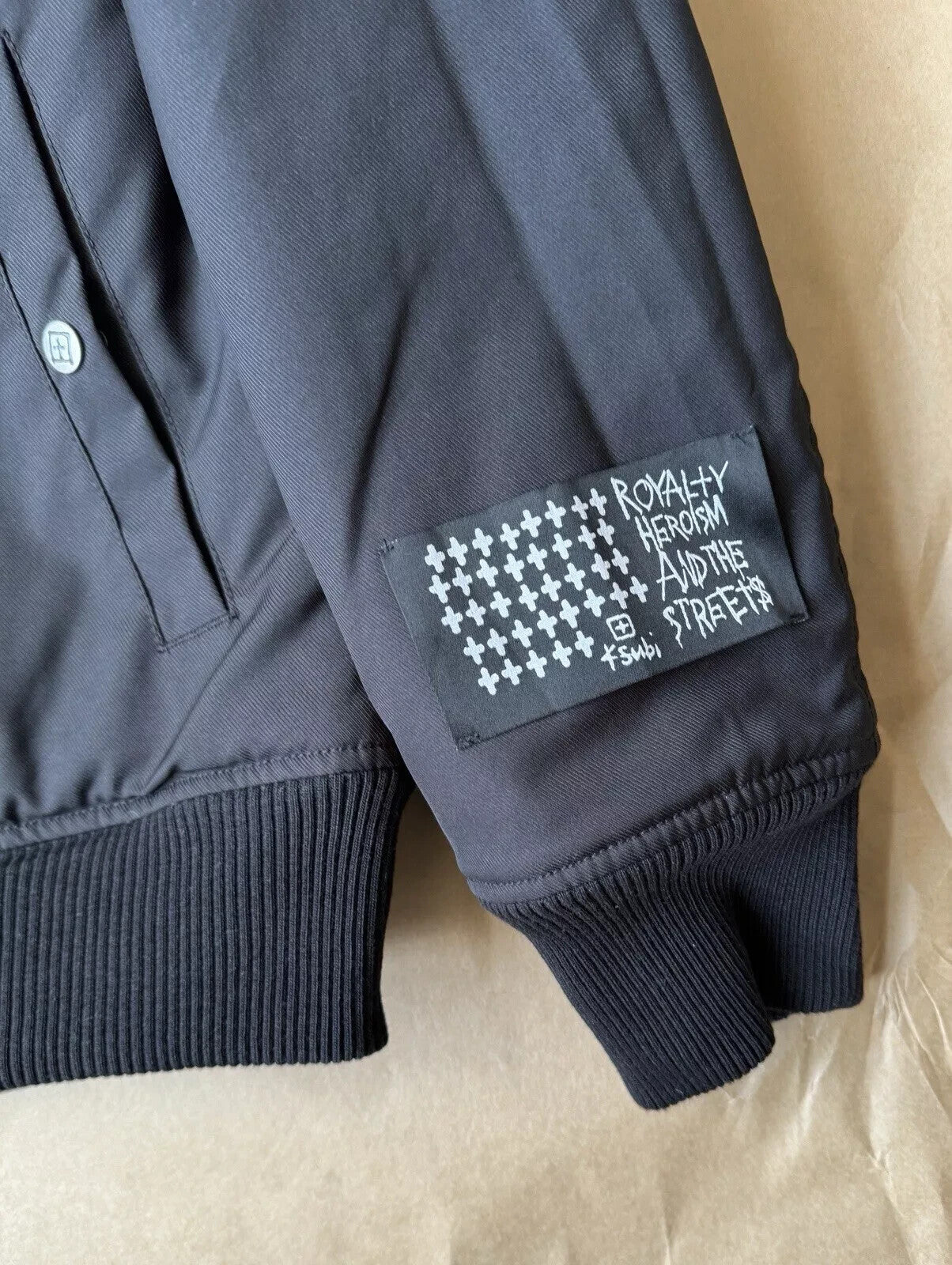 KSUBI Reversible Bomber Jacket - Midnight- Size L - NEW
