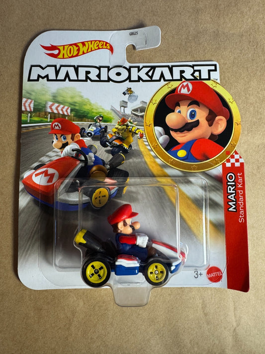Mario Standard Kart - Mario Kart - Hot Wheels - Mattel NEW