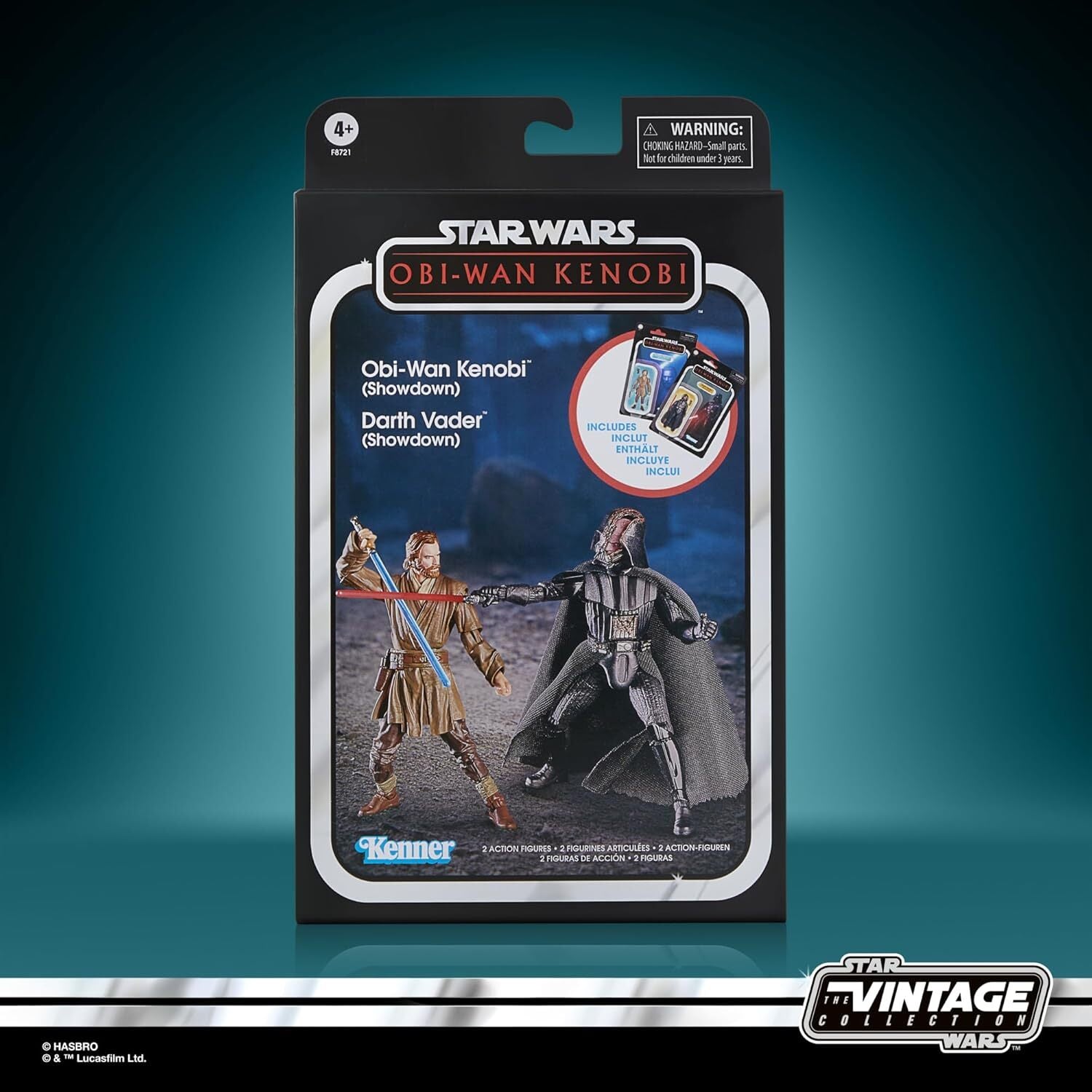 Star Wars Showdown Obi-Wan Kenobi + Darth Vader Kenner Action Figure 2-PACK NEW
