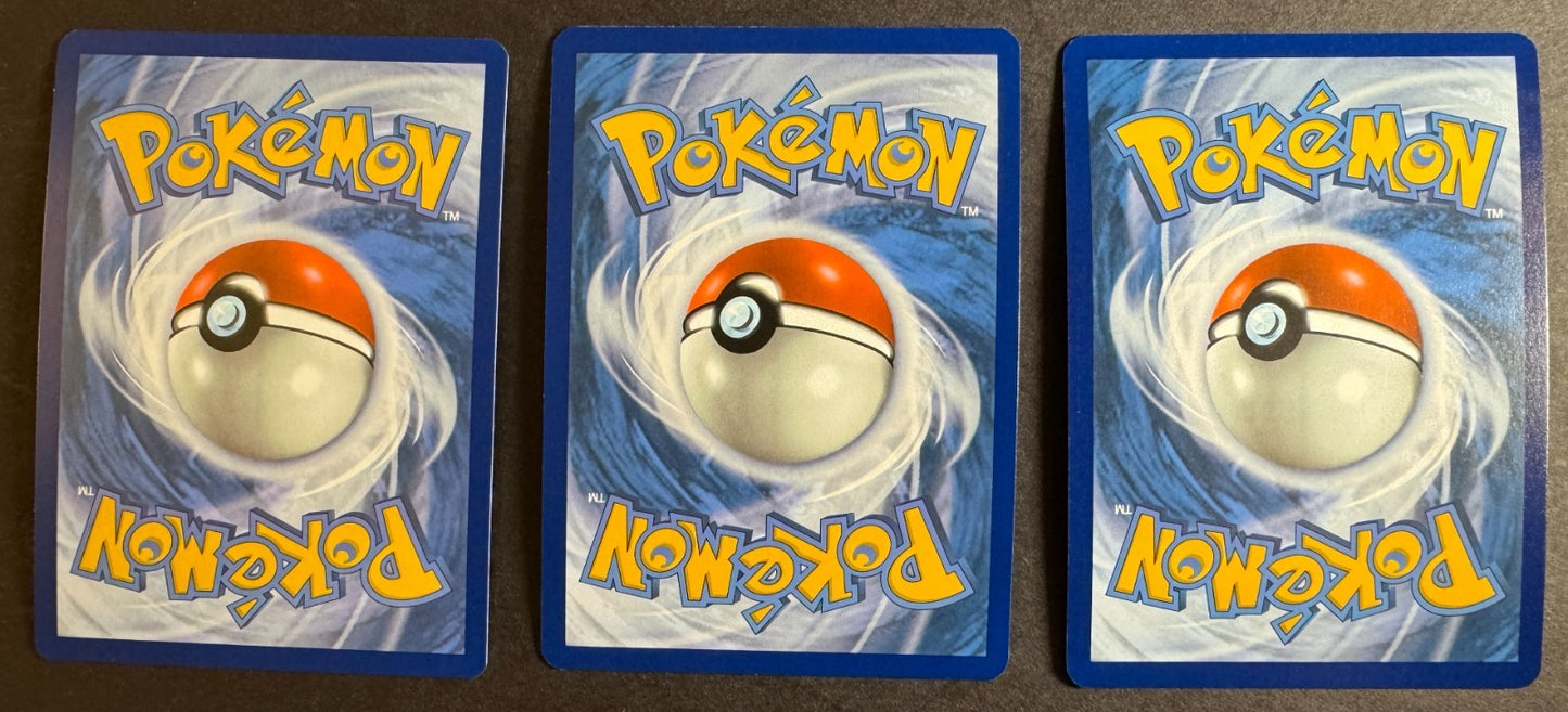 Snivy 001/086 Tepig 011/086 Oshawott 021/086 Holo Poster Promo Set of 3