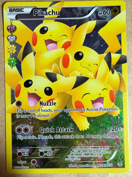 Pikachu Full Art Holo RC29/RC32 Pokemon XY Generations Near Mint
