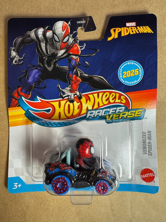 Venomized Spider-Man Marvel - Racer Verse - Hot Wheels - Mattel NEW
