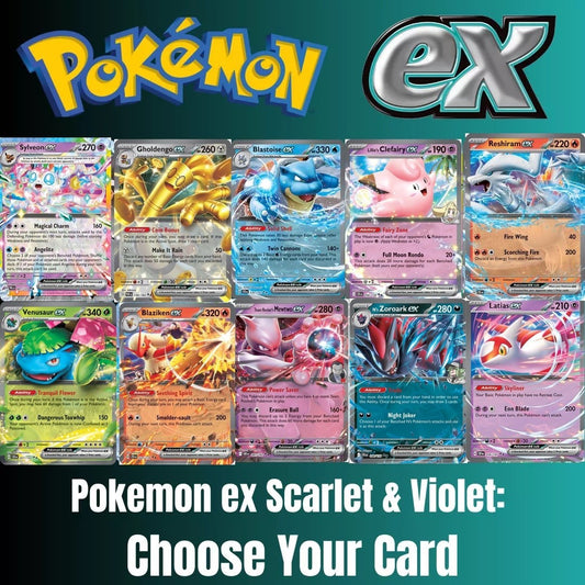 Scarlet & Violet Era Double Rare EX Near Mint Pokemon TCG Choose Your Card!