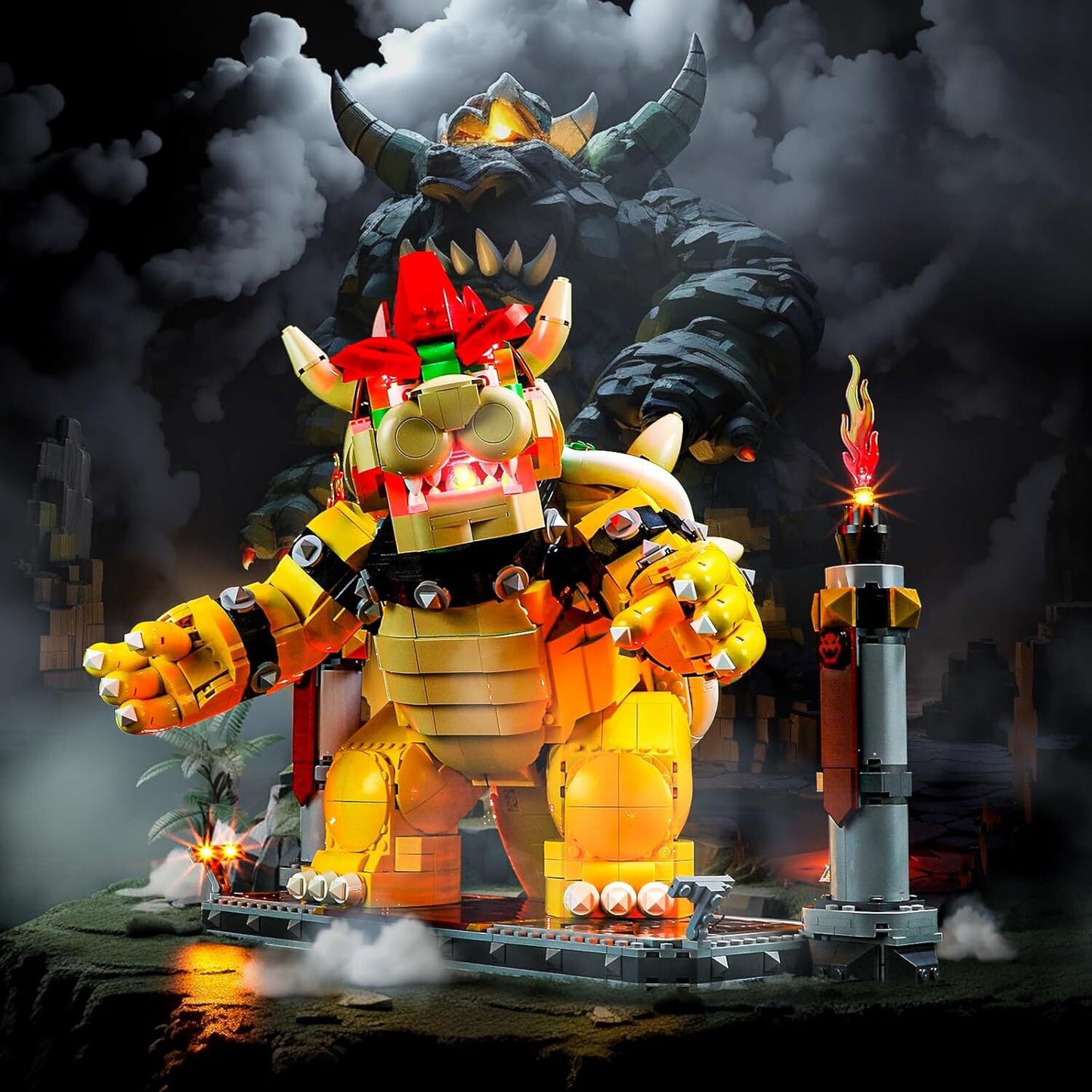 LED Lighting Kit - Nintendo Mighty Bowser 71411 (LEGO SET NOT INCLUDED)