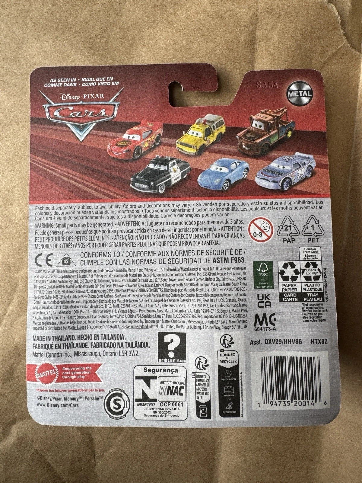 Metallic Radiator Springs Lightning Mcqueen - Disney Pixar Cars - Mattel Diecast