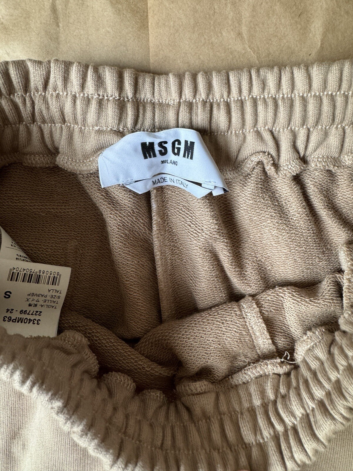 MSGM - Logo-Print Cotton Track-Pants - DOVE GREY - SIZE S/US 30 - MADE IN ITALY