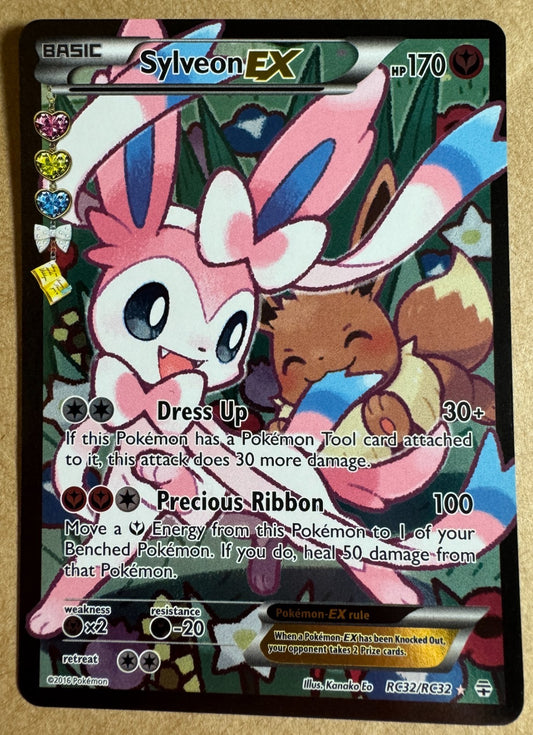 Sylveon EX Full Art RC32/RC32 Pokemon XY Generations Near Mint