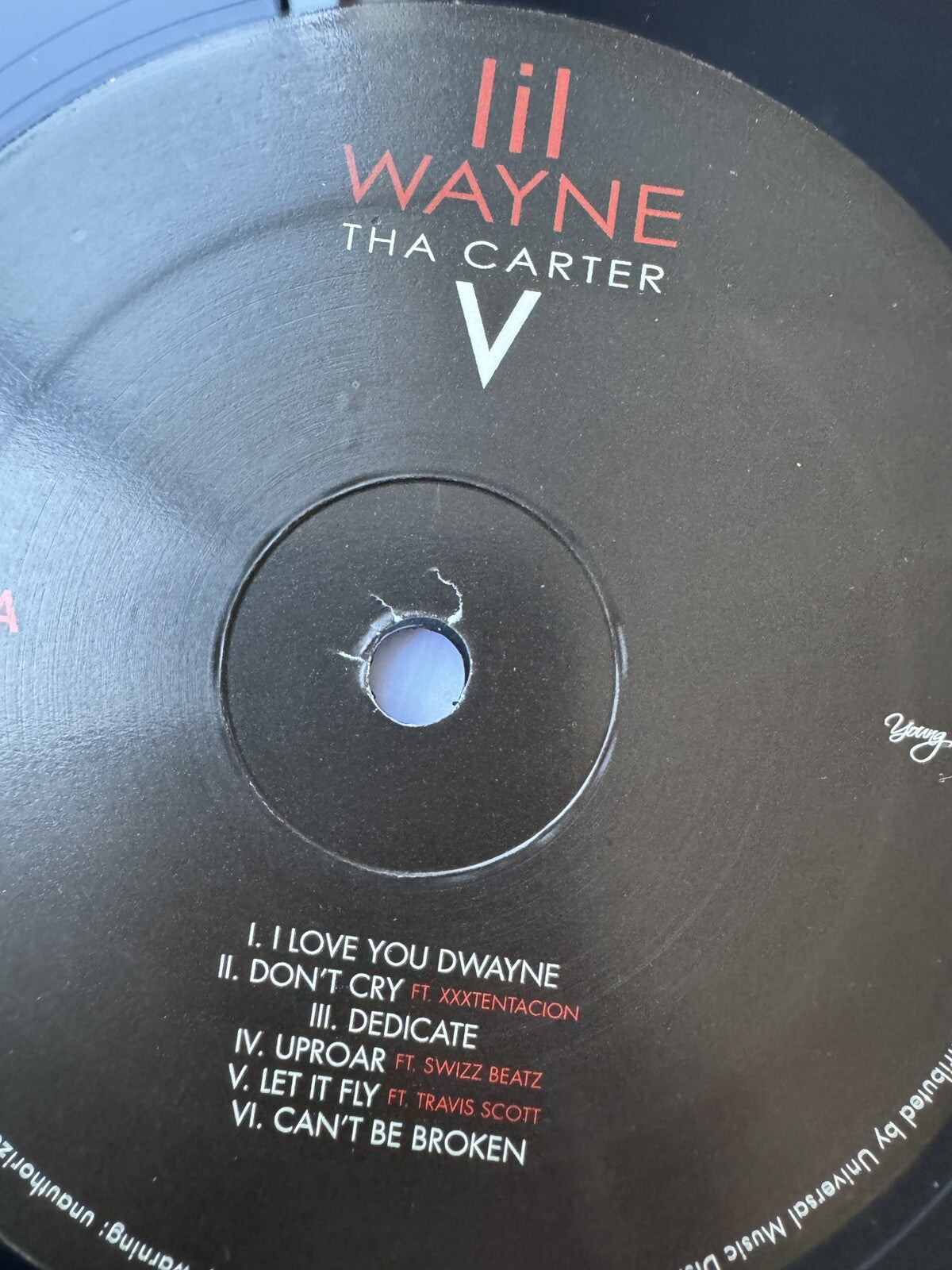 Lil Wayne - Tha Carter V 5 Gatefold Vinyl LP Record 2 x LP Black (NICKI MINAJ)
