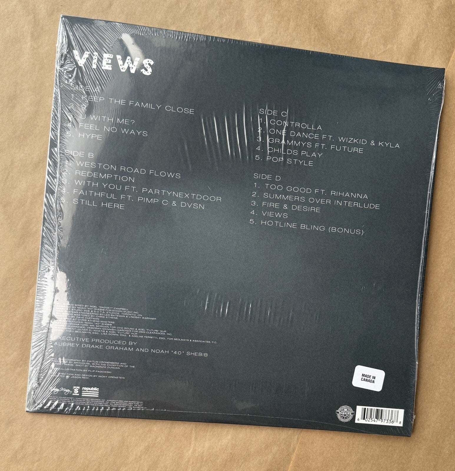 Drake - Views 2016 Vinyl LP Gatefold Record 2 x LP Black BRAND NEW (RIHANNA)